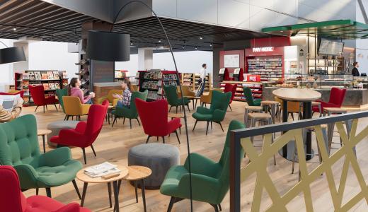 RELAY X March&eacute; Caf&eacute; - &copy;simPLUS Architektur